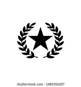 award icon trendy flat design