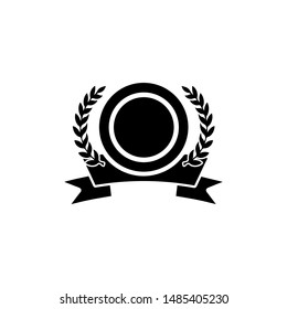 award icon trendy flat design, medal icon