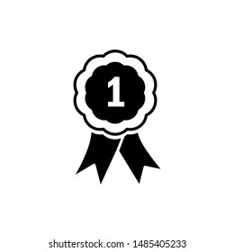 award icon trendy flat design, medal icon