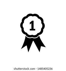 award icon trendy flat design, medal icon