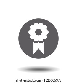 Award Icon in trendy flat style isolated on white background. Badge symbol for your web site design, logo, app, UI. Vector illustration.