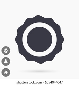 Award icon vector