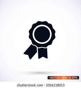 Award icon vector