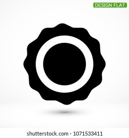 Award icon vector