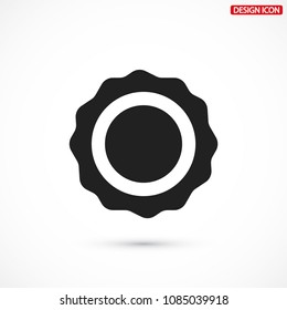 Award icon vector