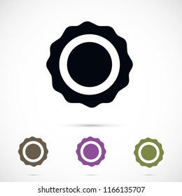 Award icon vector
