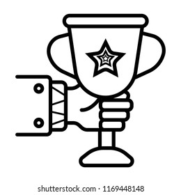 Award icon vector
