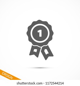 Award icon vector