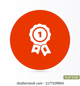 Award icon vector