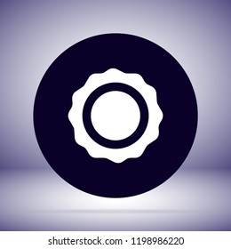 Award icon vector