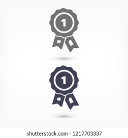 Award icon vector
