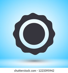 Award icon vector