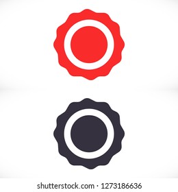 Award icon vector