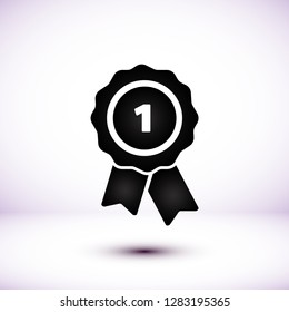 Award icon vector