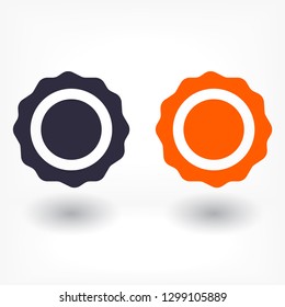 Award icon vector