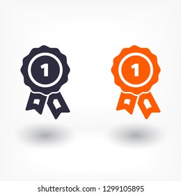 Award icon vector