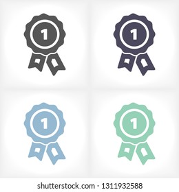 Award icon vector
