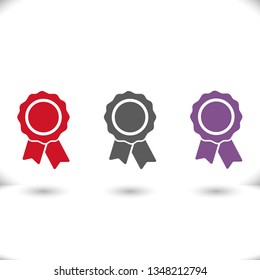 Award icon vector