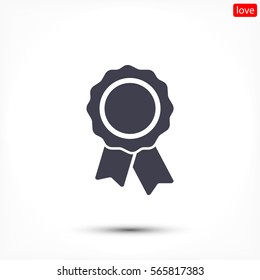 Award icon vector
