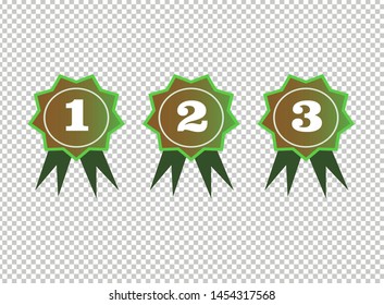 award icon vector, badge design illustration.