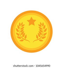 award icon, vector badge, winner symbol