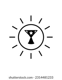 award icon, vector best flat icon.