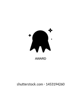 award icon vector black design