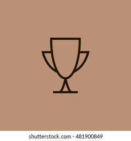Award icon vector. Award icon clip art. Also useful as picture, image, shape, path, sign. symbol, icon. Compatible with ai, cdr, png, jpg, pdf and eps.