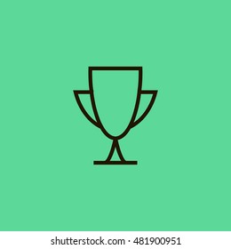 Award icon vector. Award icon clip art. Also useful as picture, image, shape, path, sign. symbol, icon. Compatible with ai, cdr, png, jpg, pdf and eps.
