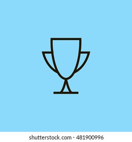 Award icon vector. Award icon clip art. Also useful as picture, image, shape, path, sign. symbol, icon. Compatible with ai, cdr, png, jpg, pdf and eps.