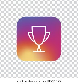 Award icon vector. Award icon clip art. Also useful as application, button, picture, image, shape, path, sign. symbol, icon. Compatible with ai, cdr, png, jpg, pdf and eps.