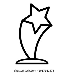 Award icon vector. cup illustration sign. winner symbol. medal logo. 