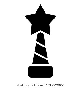 Award icon vector. cup illustration sign. winner symbol. medal logo. 