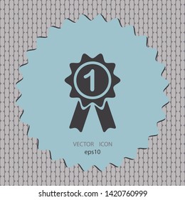 Award icon, vector design element