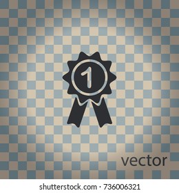 Award icon, vector design element