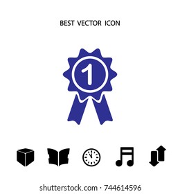 Award icon, vector design element