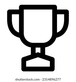 vector de icono de premio diseñado en forma de negrita lineal de forma redondeada en el contorno (32px 2px trazo)