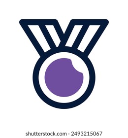award icon. vector dual tone icon for your website, mobile, presentation, and logo design.
