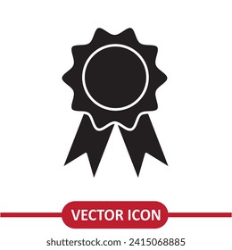 Icono de premio vector ilustración plana en fondo blanco..eps