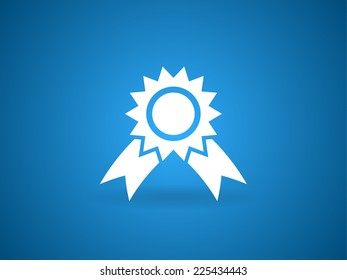 Icono de premio, ilustración vectorial