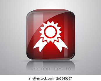 Award icon, vector illustration