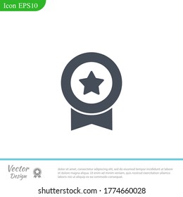 Award icon. Vector illustration EPS 10.