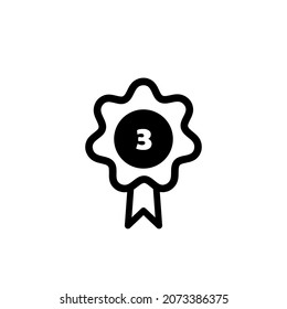 award icon vector illustration logo template for many purpose. Isolated on white background.
