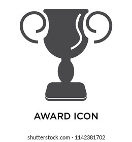 Award icon vector isolated on white background for your web and mobile app design, Award logo concept