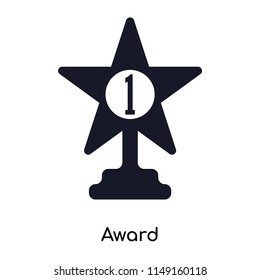 Award icon vector isolated on white background for your web and mobile app design, Award logo concept
