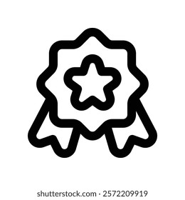 award icon. vector line icon for your website, mobile, presentation, and logo design.