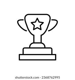 Icono de premio en vector. Ilustración del logotipo en el fondo blanco..eps