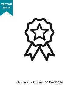 award icon vector logo template, medal icon 