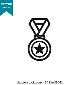 award icon vector logo template, medal icon 