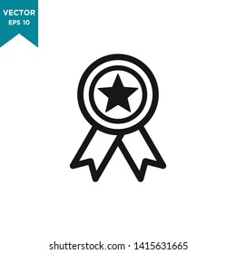 award icon vector logo template, medal icon 